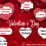 Venez faire la Saint Valentin au Lotus